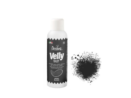Sprej Velvet Decorvelly Black - černý Decora, 100ml