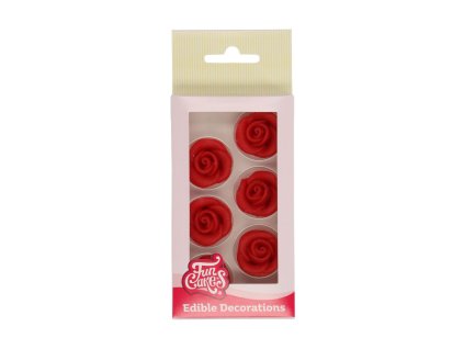 FUNCAKES2021 F50425 FUNCAKES EDIBLE DECORATIONS ROSES RED JPG 1