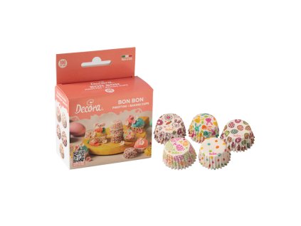 Cukrářské košíčky na pralinky Velikonoce 27 x 17 mm Decora, 100ks