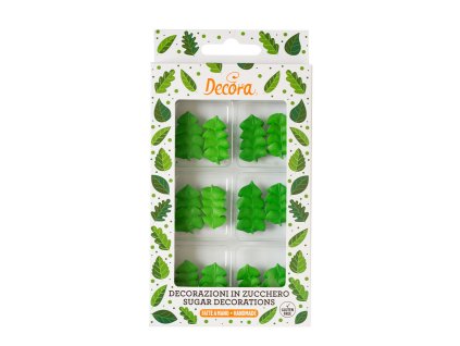 Cukrové dekorace Lístečky Decora, 12ks