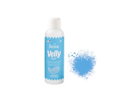 Sprej Velvet Decorvelly Light Blue - světle modrý Decora, 100ml