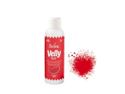 Sprej Velvet Decorvelly Red - červený Decora, 100ml