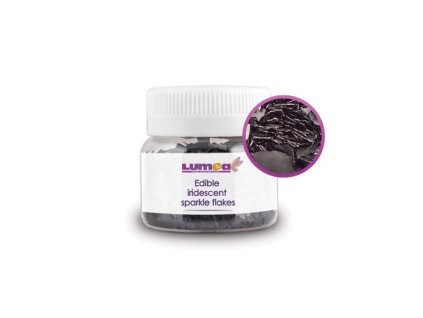 sparkle flakes BLACK