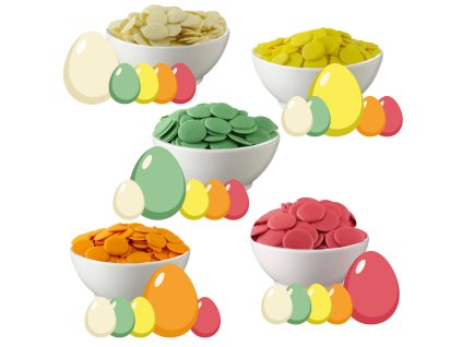 Barevné polevy Lumea Velikonoce, 5x100g