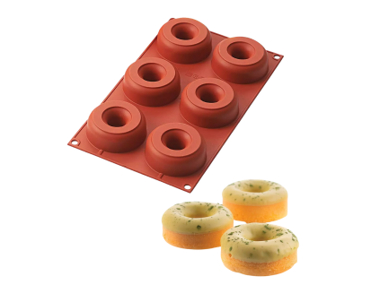 Silikonová forma Donuts pr.75mm, Silikomart