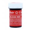 gelova barva sugarflair 25 g blood red