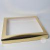 Krabice na makronky a cukroví zlatá 1kg, 30 x 25 x 3,7cm