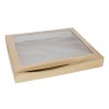Krabice na makronky a cukroví zlatá 1kg, 30 x 25 x 3,7cm