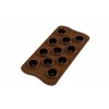 Silikonová forma na pralinky CHOCO CROWN, Silikomart