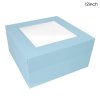 cake craft group baby blue cake box with window p10856 31975 image