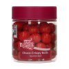 Cukrové zdobení FunCakes, Choco Crispy Balls – Lipstick Red, 130g