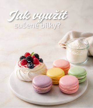 🥚 Sušené bílky neboli albumin jsou praktickým pomocníkem, kterého se vyplatí mít ve své cukrářské zásobě. Snadno se...