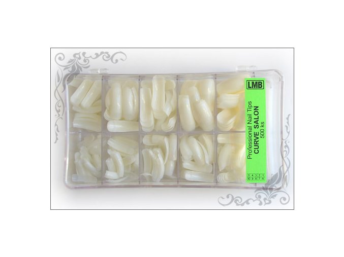 Tipy Curve/Zahnuté Salon 500ks kazeta