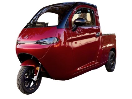 Elektro tříkolka Leramotors E-Car E3 - Pick-up, červená