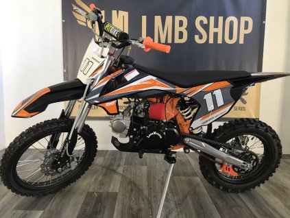 Pitbike Leramotors Shark 125ccm E-Start 4T 17/14 Oranžová