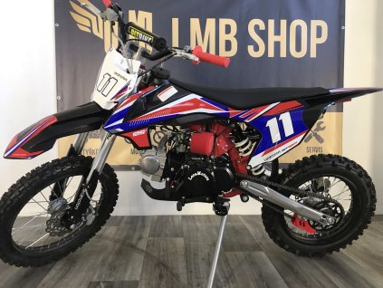 Pitbike Leramotors Shark 125ccm E-Start 4T 17/14 Červená