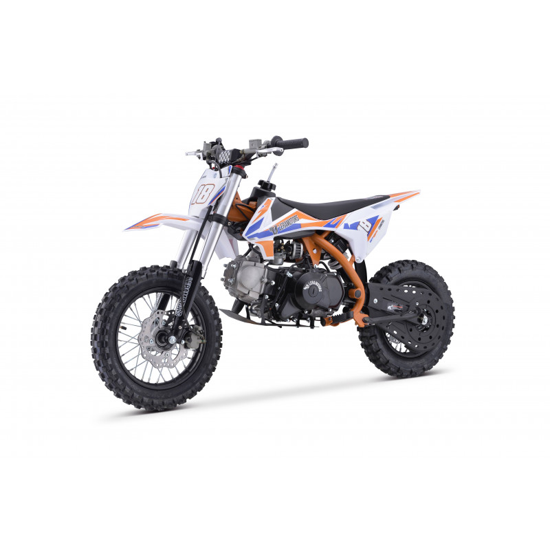 Dětská benzínová motorka Pitbike Leramotors Spirit 90 12/10 Automat Oranžová