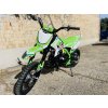 Pitbike Leramotors By Apollo THUNDER 125 Poloautomat 14/12 E-Start Zelená