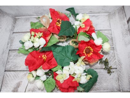 Věnec z vlčích máků – půvabná dekorace do interiéru i exteriéru