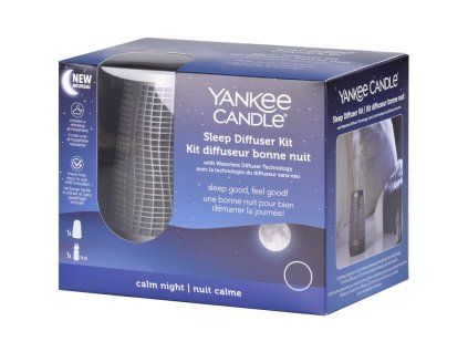 Yankee Candle Sleep Diffuser Kit Calm Night s náplní 14 ml