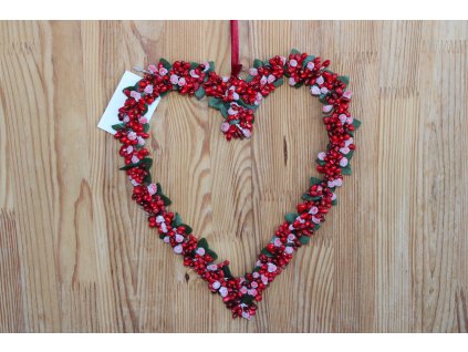 Srdce z bobulí závěsné