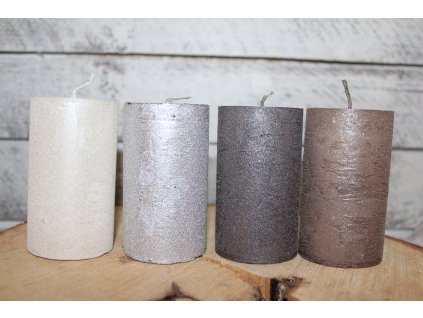 Ručně vyráběné adventní svíčky – sada 4 ks