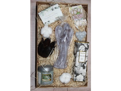 Luxusní dárková krabička – svěží bavlna & jemná elegance