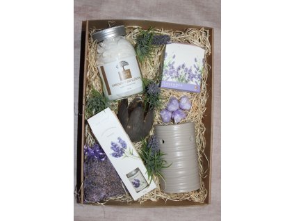 Luxusní dárková krabička – voňavý dárek pro milovníky levandule