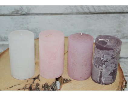 Adventní svíčky v provedení natur