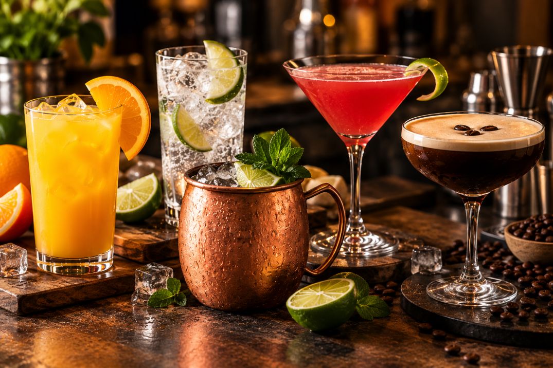 5 jednoduchých drinků s vodkou, které zvládnete namíchat doma