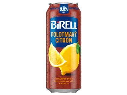 Birell Polotmavy Citron 500ml plech orosena