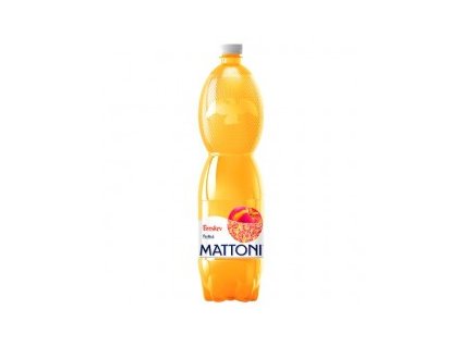 Mattoni broskev perlivá 1,5l PET