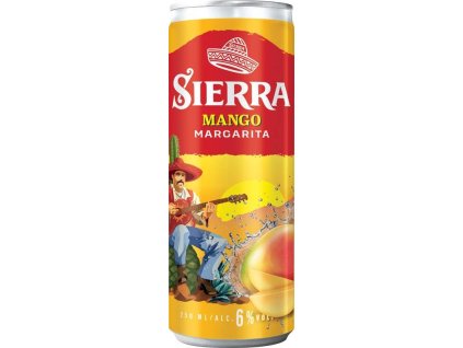 Sierra Mango Margarita Tequila 6% RTD 0,25l PLECH