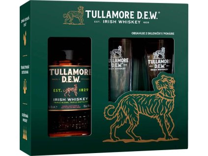 Tullamore Dew 40% 0,7l + 2ks sklo - DB