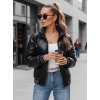 1450799 damska cerna prosivana bomber bunda glamcix velikost s