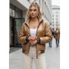 1450796 damska zlata prosivana bomber bunda glamcix velikost s