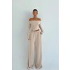 beige trouser suit 18140