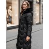 1448057 3 cerna damska dlouha prosivana bunda winteract velikost s