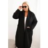slo pl Damsky kabat Plus Size z viskozy bez zapinania s vreckami cierny 35323 3