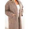 slo pl Damsky kabat Plus Size z viskozy bez zapinania s vreckami fango 35324 3