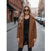 1445609 2 hnedy damsky oversize teddy kabat velikost s