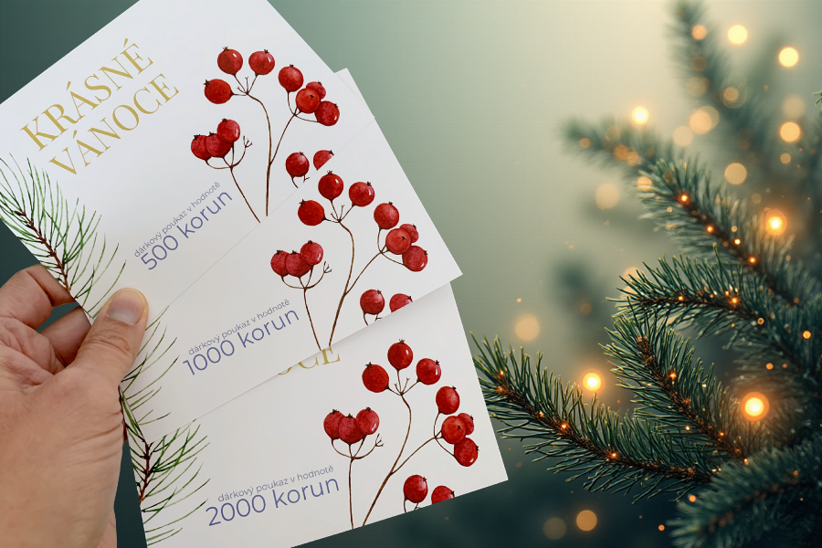 lněné dárkové poukazy