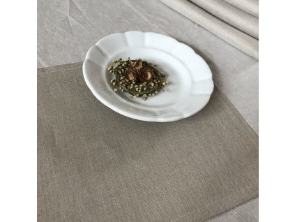 100% len natural prostírání