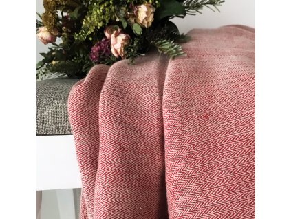 dámský lněný maxipléd