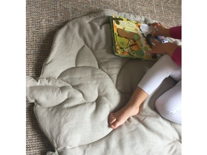 hrací deka 100% len