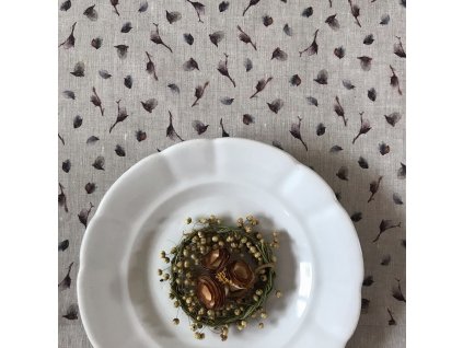 jarní velikonoční prostírání lněné