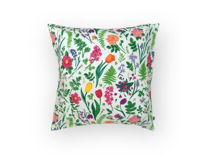 jarní polštář s tulipány a hyacinty