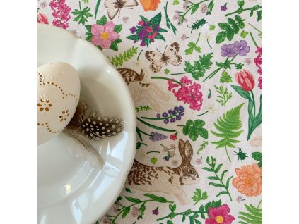 velikonoční ubrus lněný 100% len