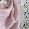 lněný pléd něžně růžový