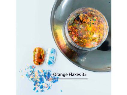 orange flakes 35